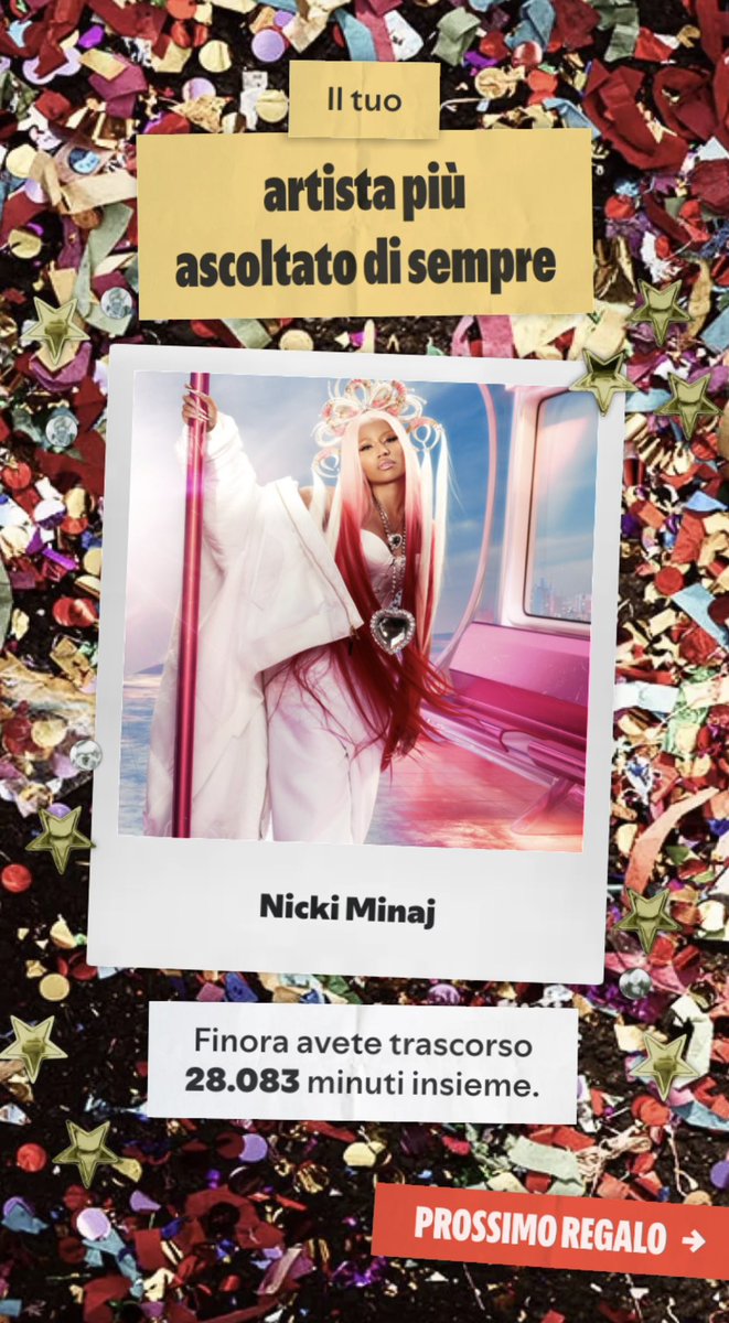 MarcoTorelli96's tweet photo. Most Streamed Artist: @NICKIMINAJ 👑 
Sorry not sorry ❤️ https://t.co/fVAnOtsiHe