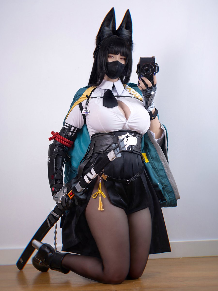 My Miyabi cosplay 🖤 
#ZenlessZoneZero #ゼンゼロ https://t.co/u6RxJolYQ6