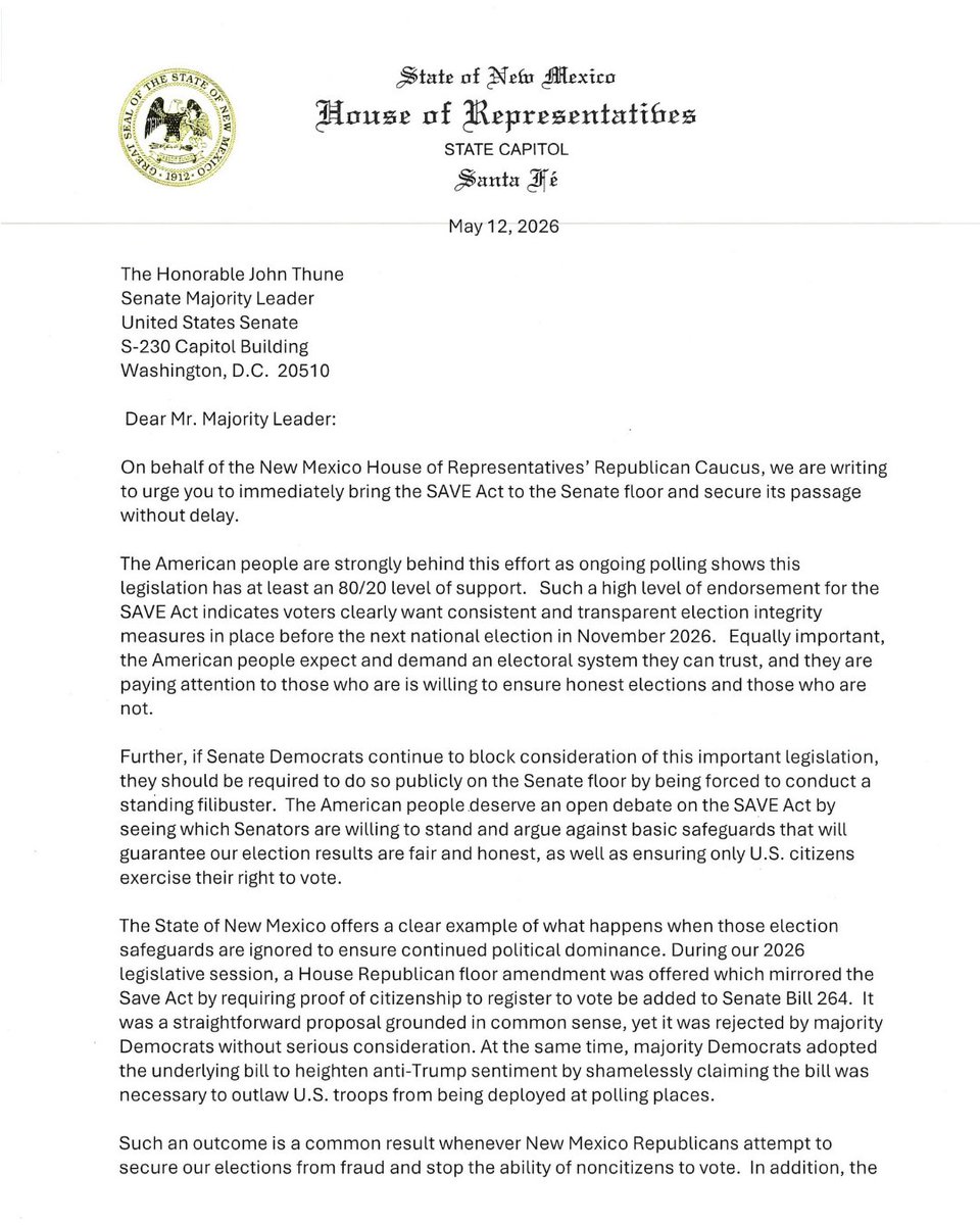 New Mexico House Republicans tweet media