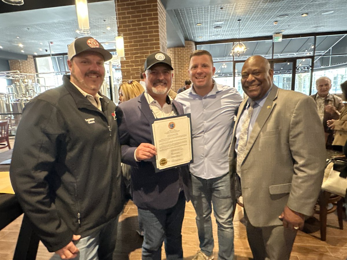 NiagaraBiz's tweet photo. This afternoon, members of our team  joined Legislators Jesse Gooch, Chris McKimmie, and Jeff Elder for the grand opening celebration of Steelbound Niagara Falls on Third Street. It’s exciting to see continued investment and new energy in the heart of the city. https://t.co/DTbTX3y3ra