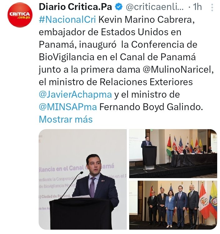 ClaridadPanama1's tweet photo. Noticias desde el proctetorado.
Clase de vendepatrias. https://t.co/kWajxtHXOR