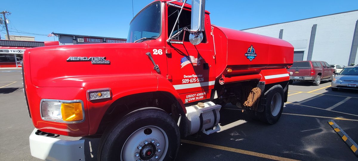 S_Sunscreen's tweet photo. We did another round of tint and graphics for Lind Water Services new water truck! Call us to learn more about our services at 509-328-4015, and if you need water services call Kim at 509-675-5126! Shop local and support family owned businesses! https://t.co/H8ihCk2lp8