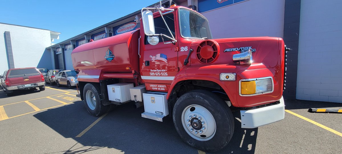 S_Sunscreen's tweet photo. We did another round of tint and graphics for Lind Water Services new water truck! Call us to learn more about our services at 509-328-4015, and if you need water services call Kim at 509-675-5126! Shop local and support family owned businesses! https://t.co/H8ihCk2lp8