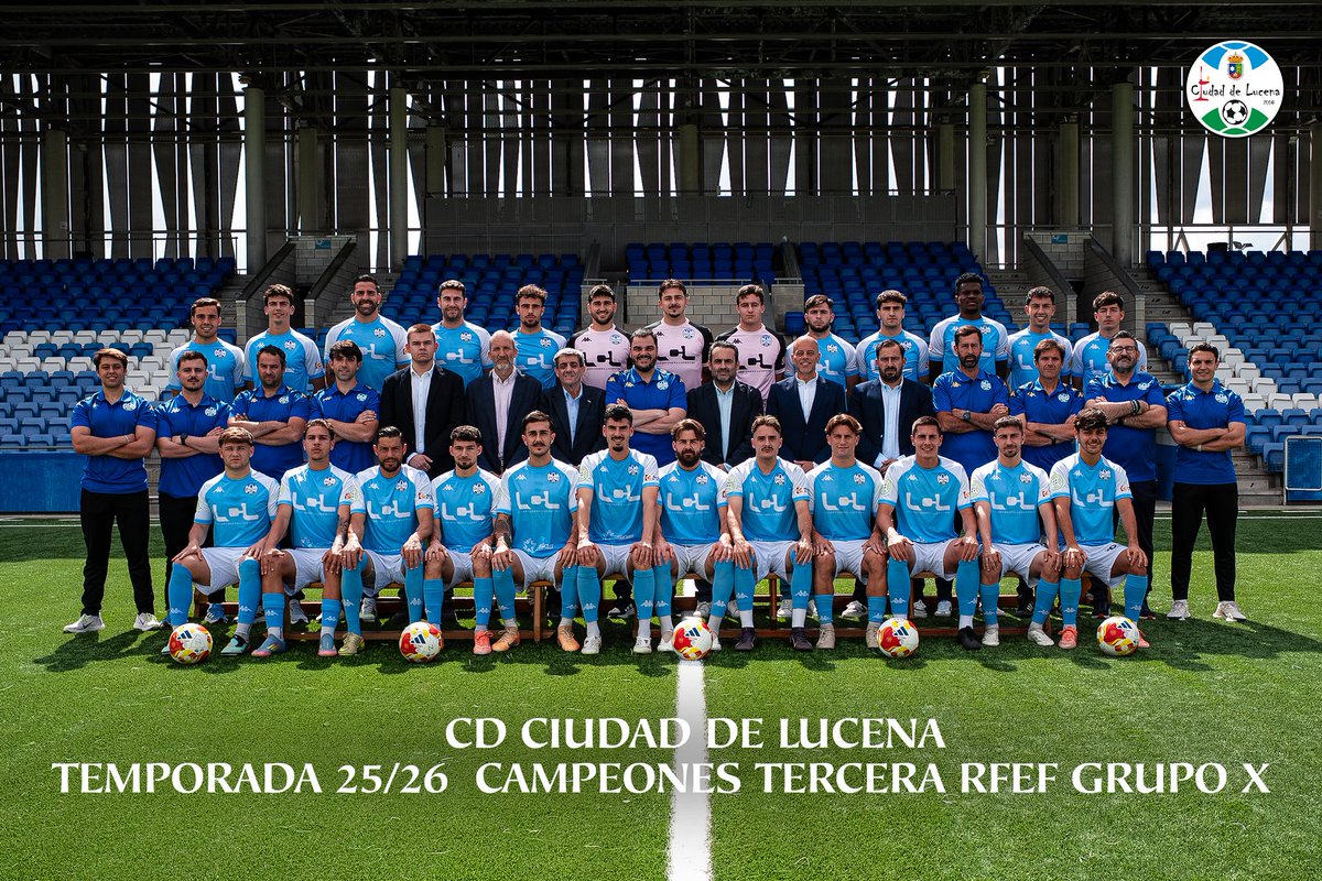 ciudaddelucena's tweet photo. CD CIUDAD DE LUCENA - TEMPORADA 2025-26 https://t.co/NPkZCA6tqq