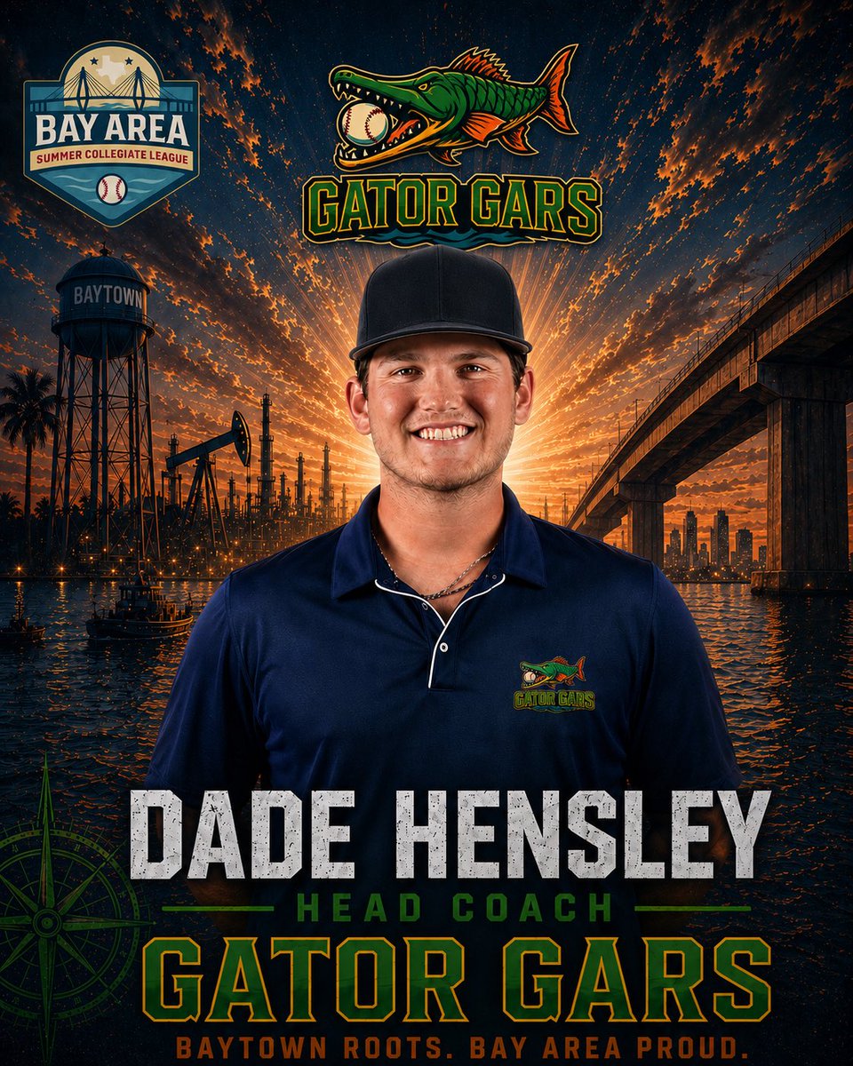 Txbascl's tweet photo. @DadeHensley , former JUCO All-American, JUCO World Series competitor, and Texas Southern pitcher, brings elite experience and a competitive edge to BASCL. With ETBU & Coastal Bend coaching roots, he’s ready to lead this summer. Welcome to #BASCL Coach! https://t.co/RRugTt6ByP