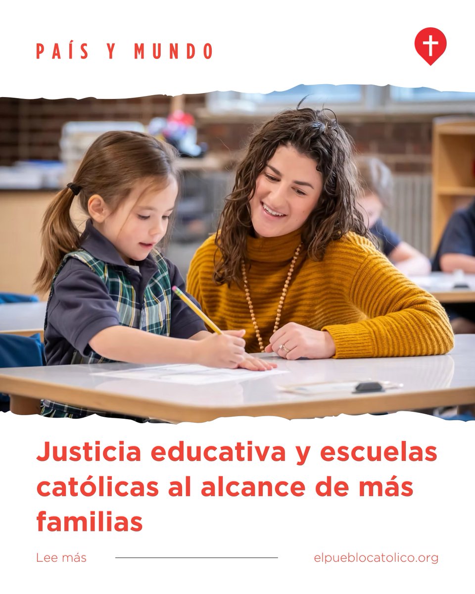 EPCatolico's tweet photo. 📚Un nuevo programa de crédito fiscal busca hacer más accesible la educación católica para miles de familias.

Conoce cómo funciona este programa de becas y por qué podría transformar el futuro de las escuelas católicas.

Lee más: https://t.co/9DGxoSnXaH https://t.co/idA1x6T0Nj