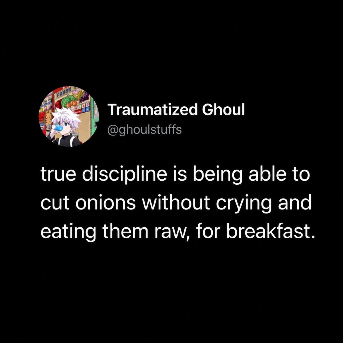 Traumatized Ghoul tweet media