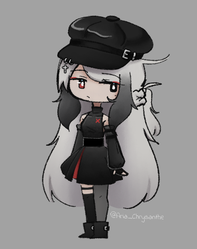 Aria_Chrysanthe's tweet photo. Still trying to figure out the design of my reaper- anyways I did a couple of chibis- one showing the design in general without the cape (yes I changed the boots) and the other height comparison between the characters.

#ADWD #ADWD2 #ADateWithDeath https://t.co/tByg0a4NfM