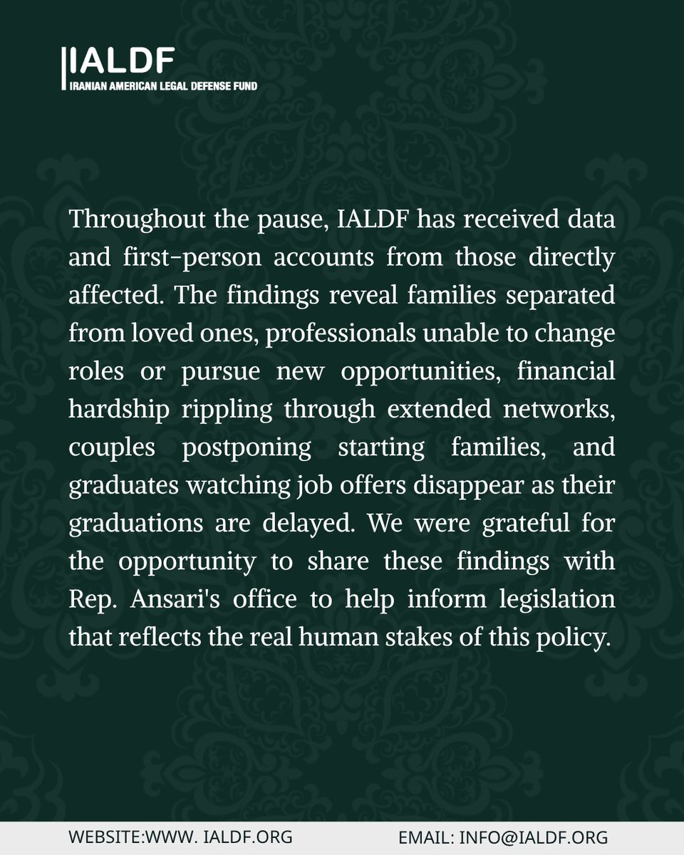 Iranian American Legal Defense Fund tweet media