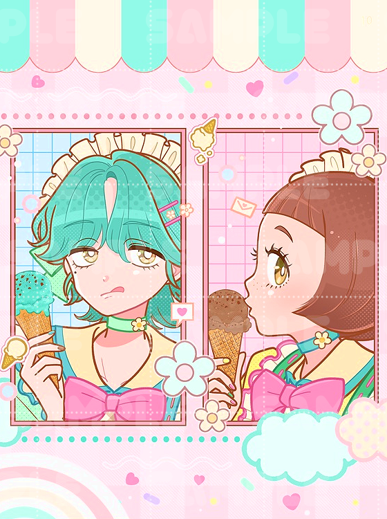 🍨✨アイスクリームちゃん紹介✨❤️】 ⋆｡˚ ☁︎ ˚｡⋆｡˚☽˚｡⋆ 関コミ