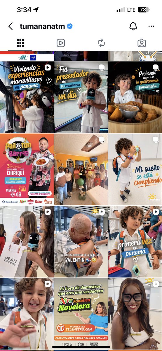 frobinsonpty's tweet photo. Un niño colombiano se hizo viral en Panamá porque le dijo a los padres que quería conocer el país del Canal y el papá le dijo que si alcanzaban x cantidad de likes y seguidores, le regalaba el tickete.
Los panameños  pasaron  la meta, el niño llegó a Panamá, Jelou y Tu Mañana le han dado cobertura, pero el panameño está molesto porque no ven el mismo entusiasmo con niños de Panamá.