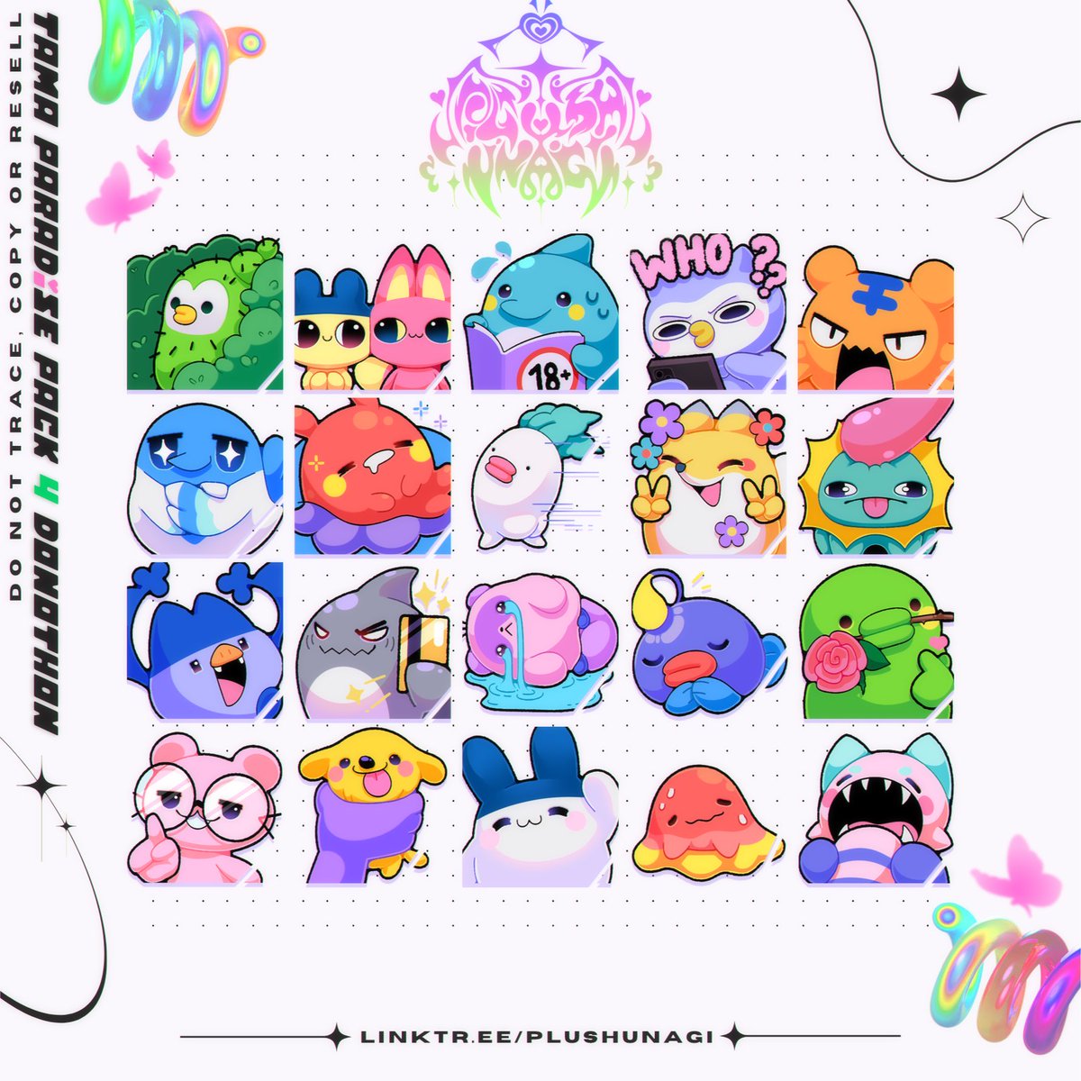 🌈💚👾 𝙋𝙡𝙪𝙨𝙝 ☻˙⟡ ARTCADE VTUBER tweet media