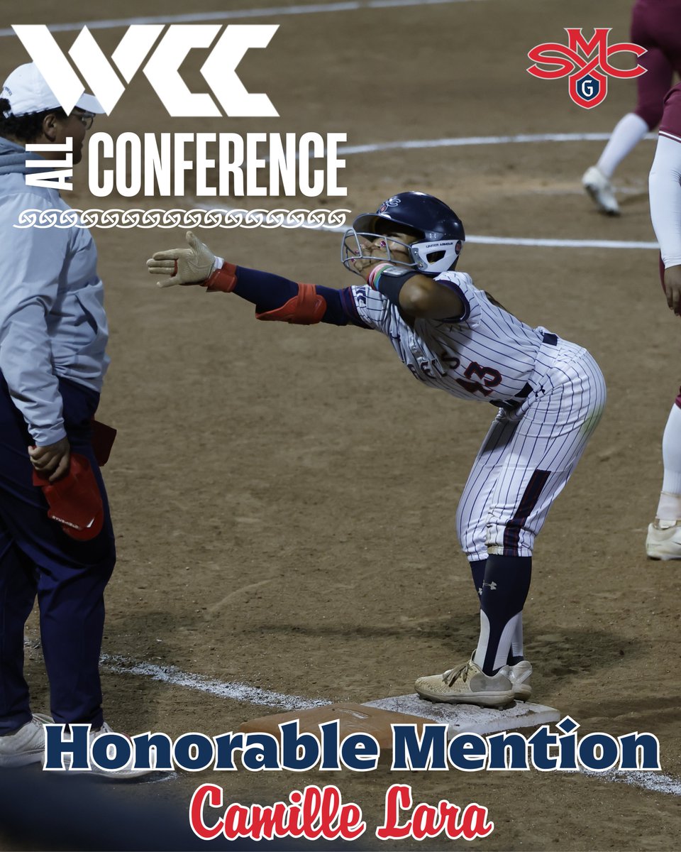 GaelsSoftball's tweet photo. More recognition for the Gaels!

Congratulations to Braxton Brown and Victoria Castillo on being named 2nd Team All-WCC honorees, and to Madeline Haun and Camille Lara on earning honorable mention status. Haun was also named to the All-Freshman team!

#GaelsRise @WCCsports https://t.co/VWV5kZoLmt
