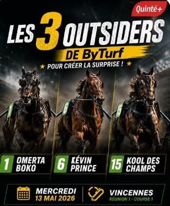 ByturfX's tweet photo. Quinté+ mercredi 13 mai 2026 à Vincennes. Prix du Perreux. Départ 13h55
#trot #prono #quinte #ByTurf https://t.co/oolsPMhZe6