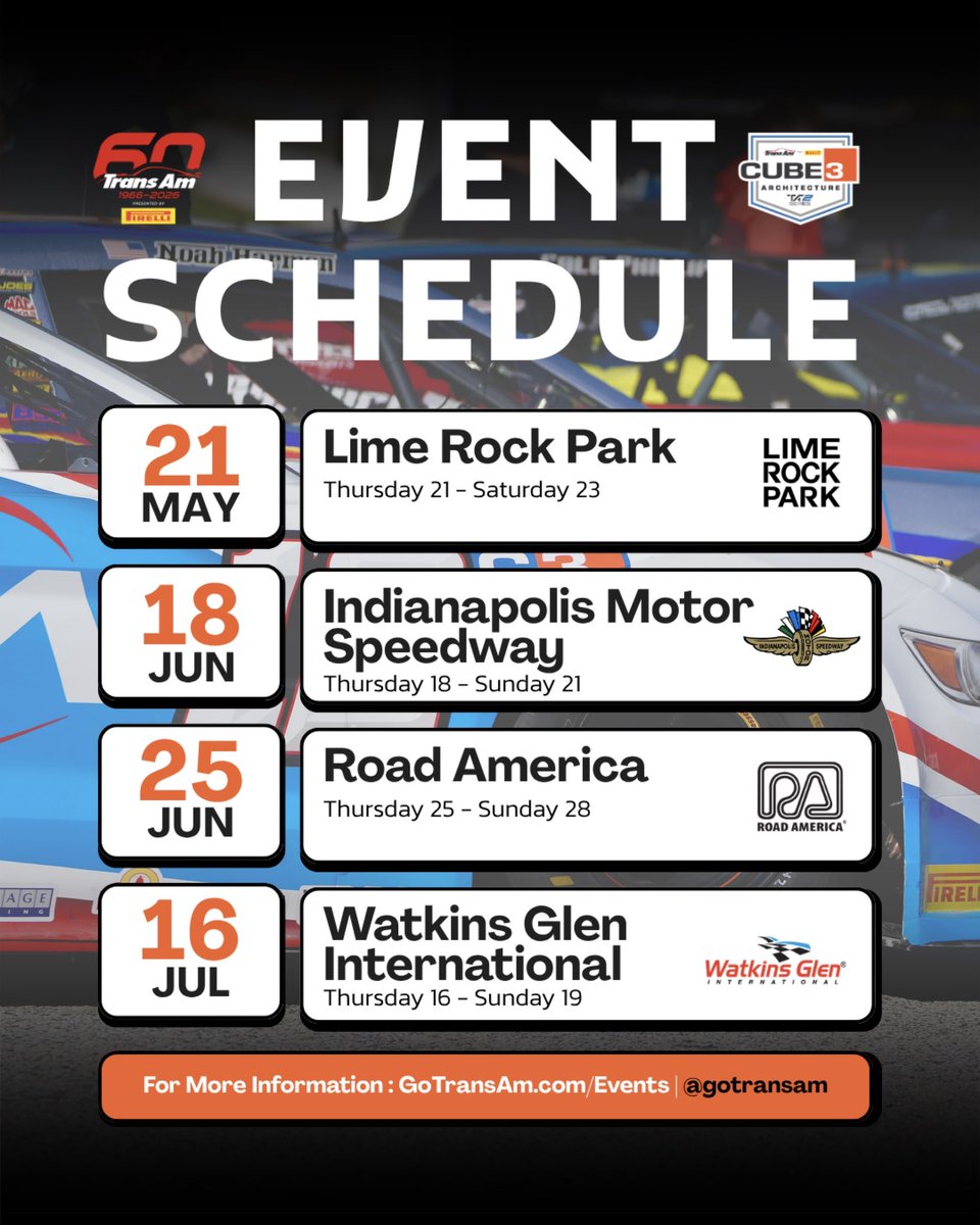 The Trans Am Series tweet media