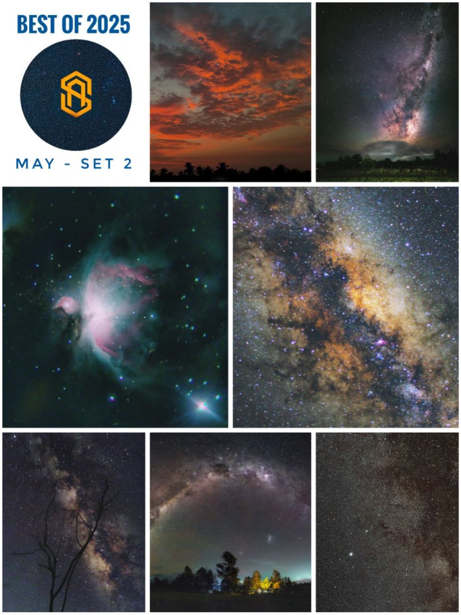 smartphone_astr's tweet photo. Selection 2025, May Set 2. #clous @ #sunset Vishal, #milkyway Cristian🇨🇱 , @albenitezbrand, @muhd_minhaz and Cristian again, in order; #Orion @astronomer_g15, E nebula Timur Lartsev // #astrophotography #smartphone_astrophotography #skyphotography https://t.co/bpX3ptKvMd
