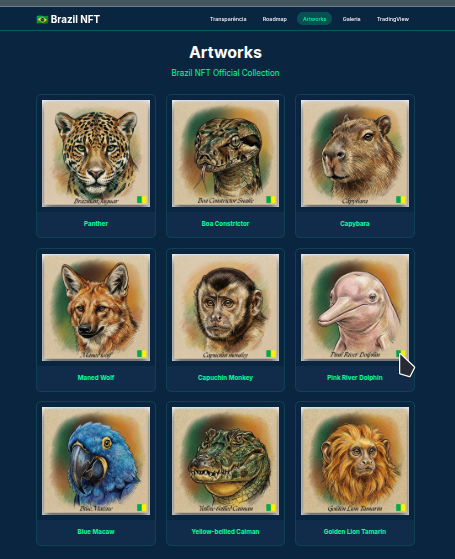 BrazilPfp's tweet photo. New updates to the Transparency page and inclusion of the first artworks
#BrazilNFT #Contentos #COStv
https://t.co/yz15dmwsWp https://t.co/p7cHqPxFab