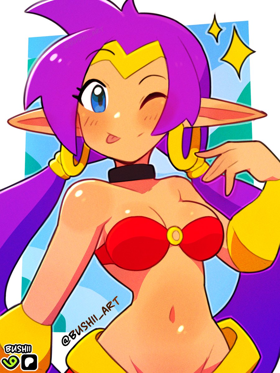 bushii_art's tweet photo. Two Tails Shantae! ✨💜 https://t.co/rAY4VRfBba