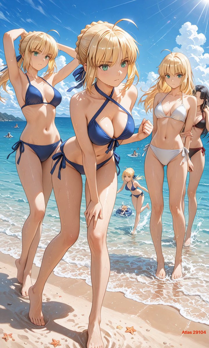 Atlas29104's tweet photo. おはようございます♪
アルトリアがいっぱい❤️
別霊基の多いキャラだから違和感ないですよね？
#アルトリア・ペンドラゴン https://t.co/aMCdoegxuj