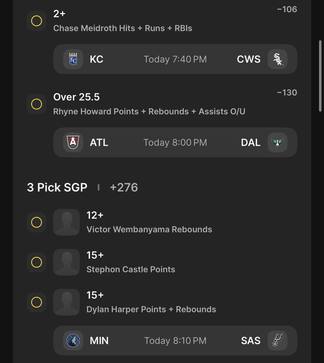 WormONtop's tweet photo. @DanGambleAI Begging for a win here Dan. The well has run dry for me the past few days lol. Hopefully ur gamescript gets me right today 🙌🏻🙌🏻 https://t.co/98LkuB8zts
