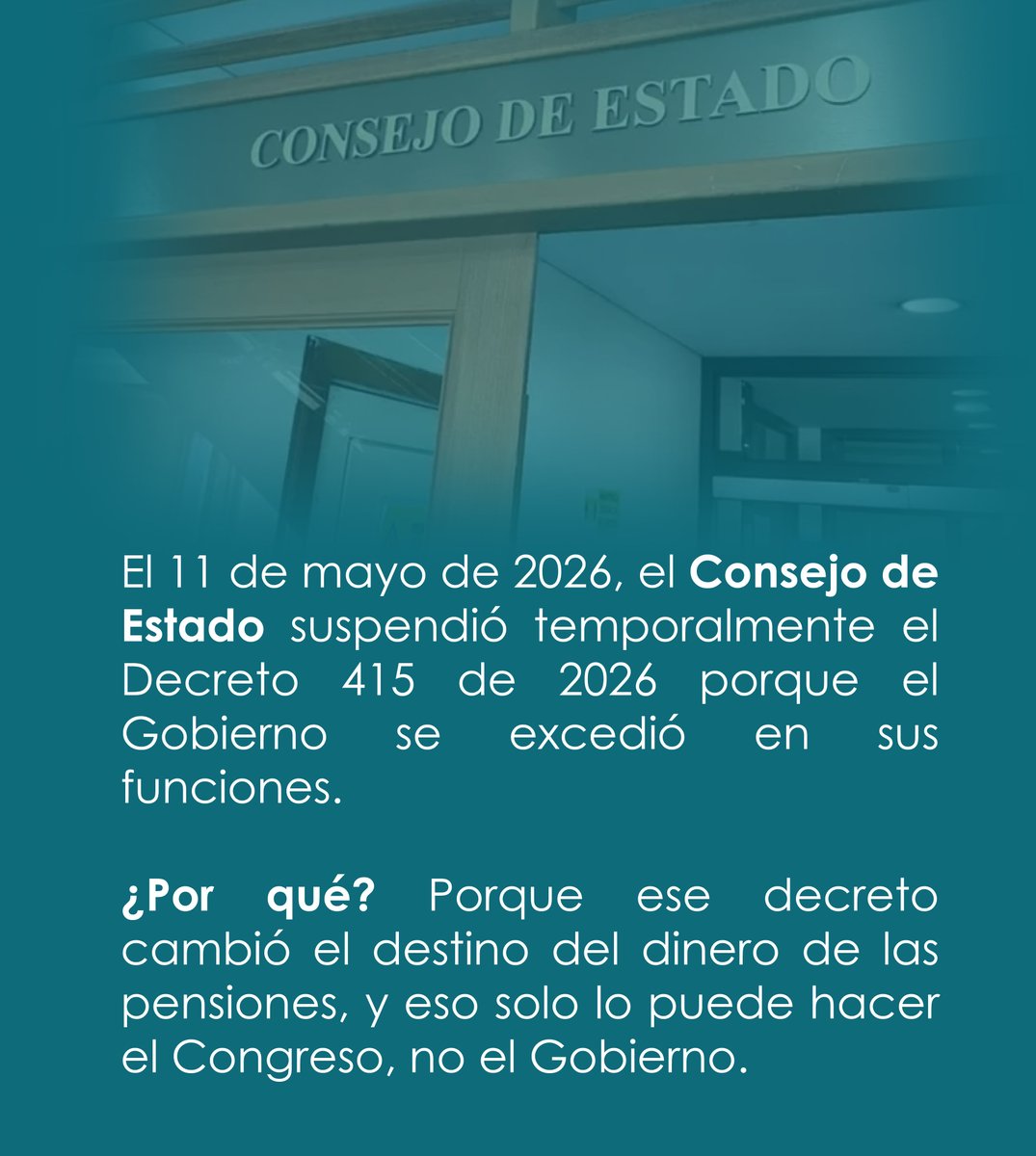 Consejo de Estado tweet media