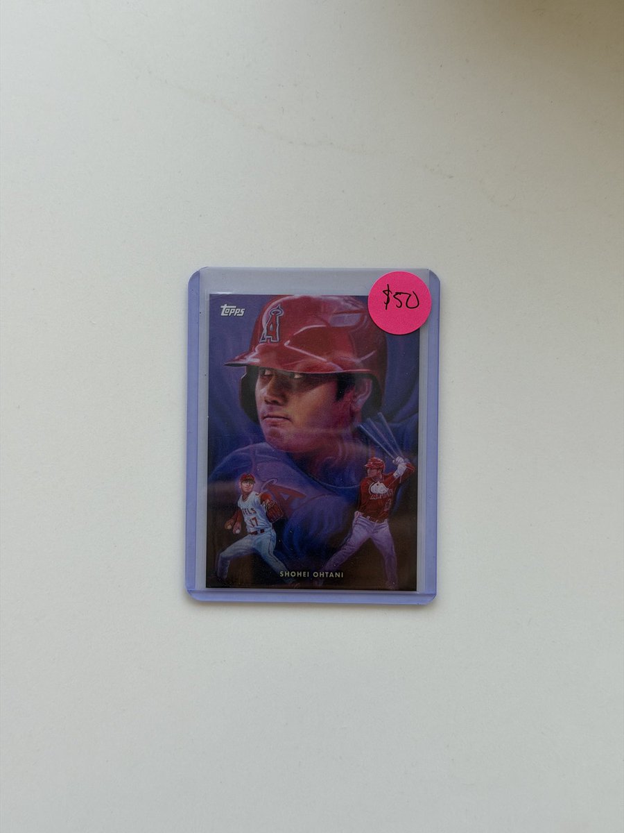 DesertDinger's tweet photo. Looking to move some lower end Ohtani. Have more and will run a bulk deal https://t.co/naA3aDcjjU