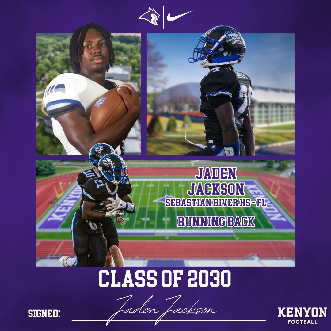 Kenyon Football tweet media
