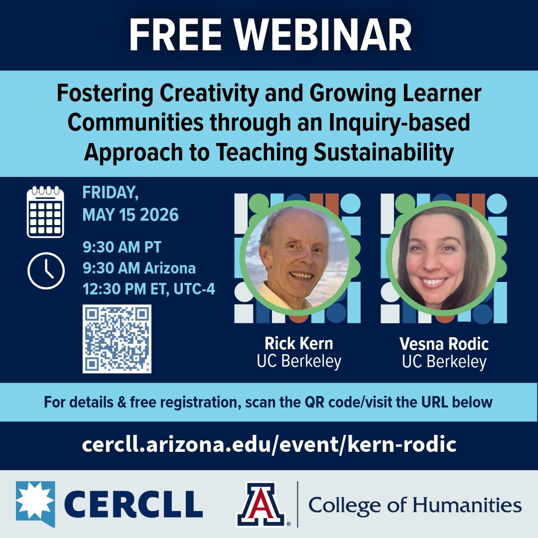 CERCLL - UArizona tweet media