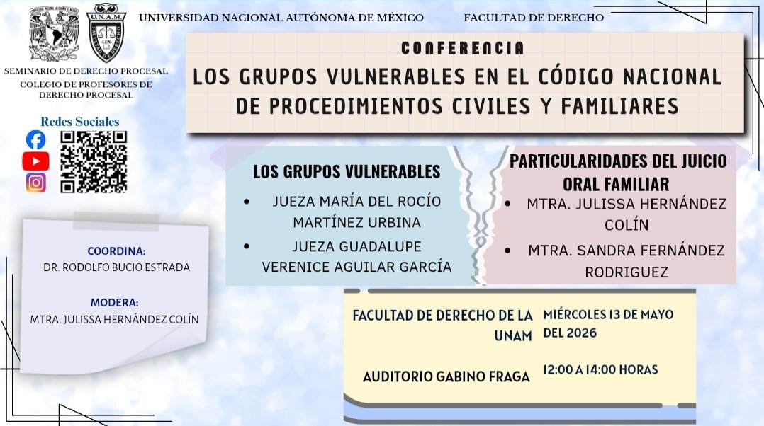 Seminario de Derecho Procesal UNAM tweet media