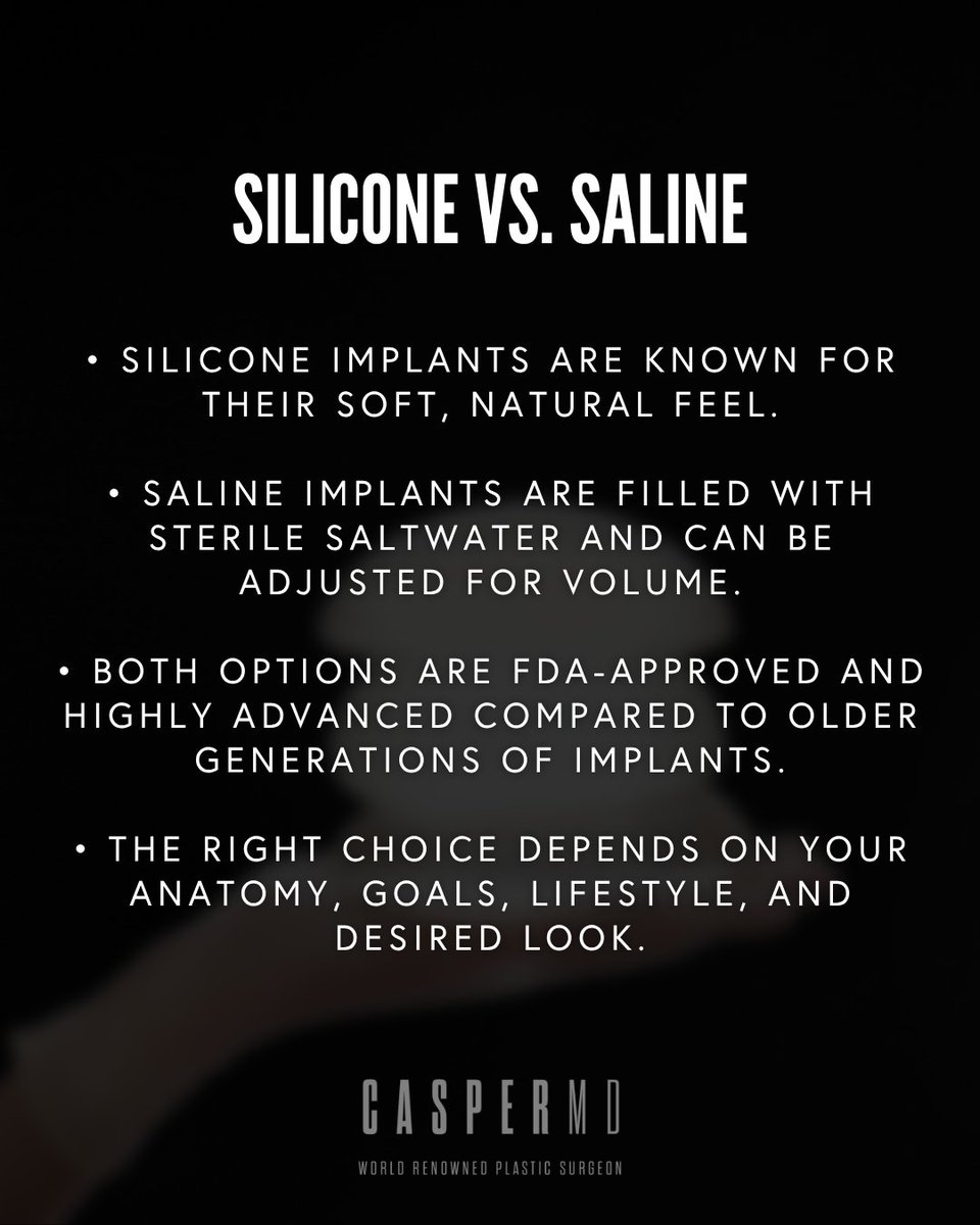 drdanielcasper's tweet photo. There’s no single “best” breast implant, only the best option for your anatomy, lifestyle, and aesthetic goals. 🍒

That’s why implant selection should always be personalized, not one-size-fits-all.

Schedule a consultation: https://t.co/LPOpcWMaNc https://t.co/1QyhQUpF4G