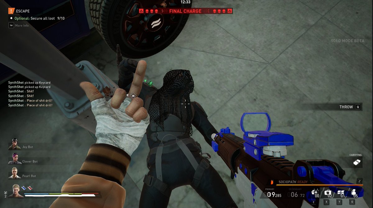 Synthshot's tweet photo. @PAYDAYGame Can't wait to kill Cloakers with them. https://t.co/YYVxG00bwh