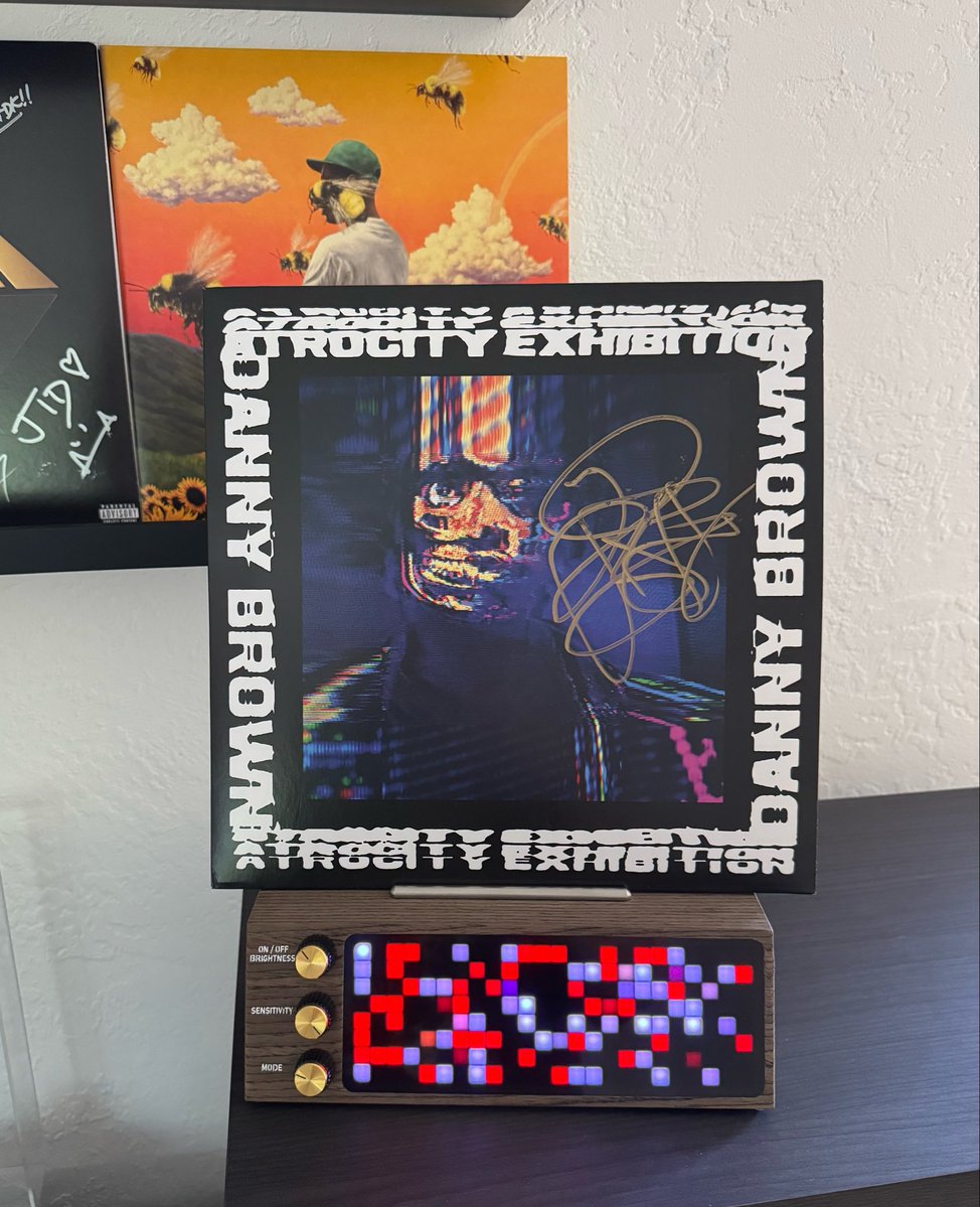 Now Spinning 🐝 Atrocity Exhibition by Danny Brown 🚨🚨🚨 Signed