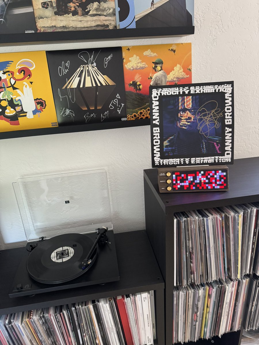 Now Spinning 🐝 Atrocity Exhibition by Danny Brown 🚨🚨🚨 Signed