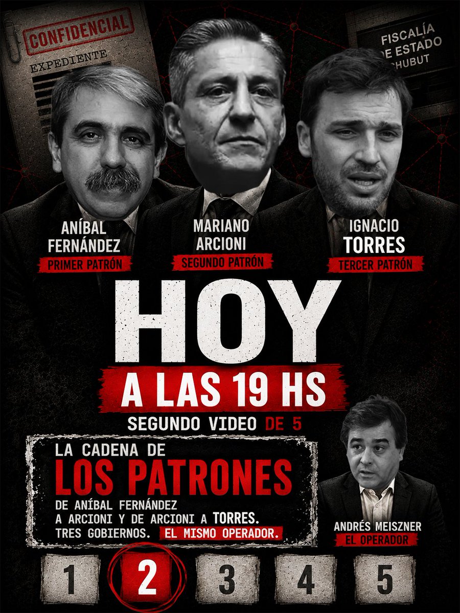 massonifederico's tweet photo. Ayer te mostré quién era Meiszner. Hoy te voy a mostrar
quiénes fueron sus jefes políticos y sus vínculos con algunas de las causas más escandalosas del país.
De Aníbal Fernández, a Arcioni, y de Arcioni a Torres.
Tres gobiernos. El mismo operador.
Hoy 19 hs. Parte 2. https://t.co/hPNnoXVlMf