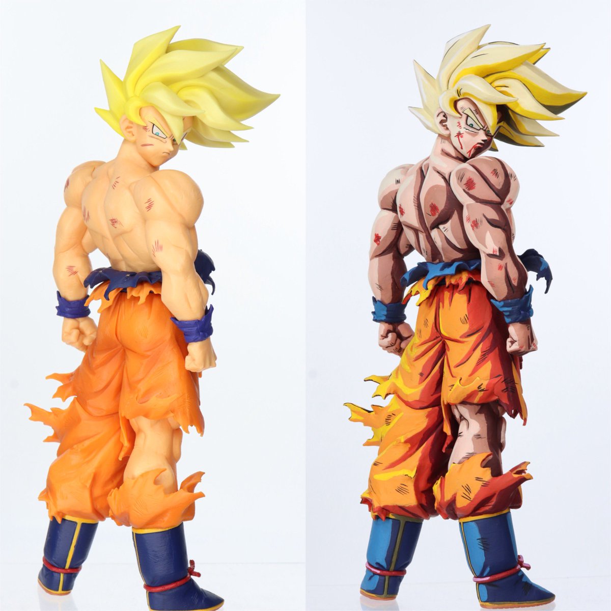 一番くじ ドラゴンボール 超サイヤ人孫悟空塗りました、 #リペイント