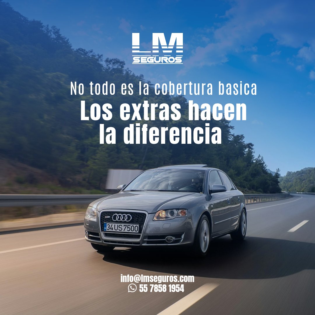 LmSegurosofic's tweet photo. Hay coberturas que van más allá de lo básico 🚘✨️

#Lmseguros #SeguroDeAuto  #ProtecciónVehicular https://t.co/oW8zdRm8Db