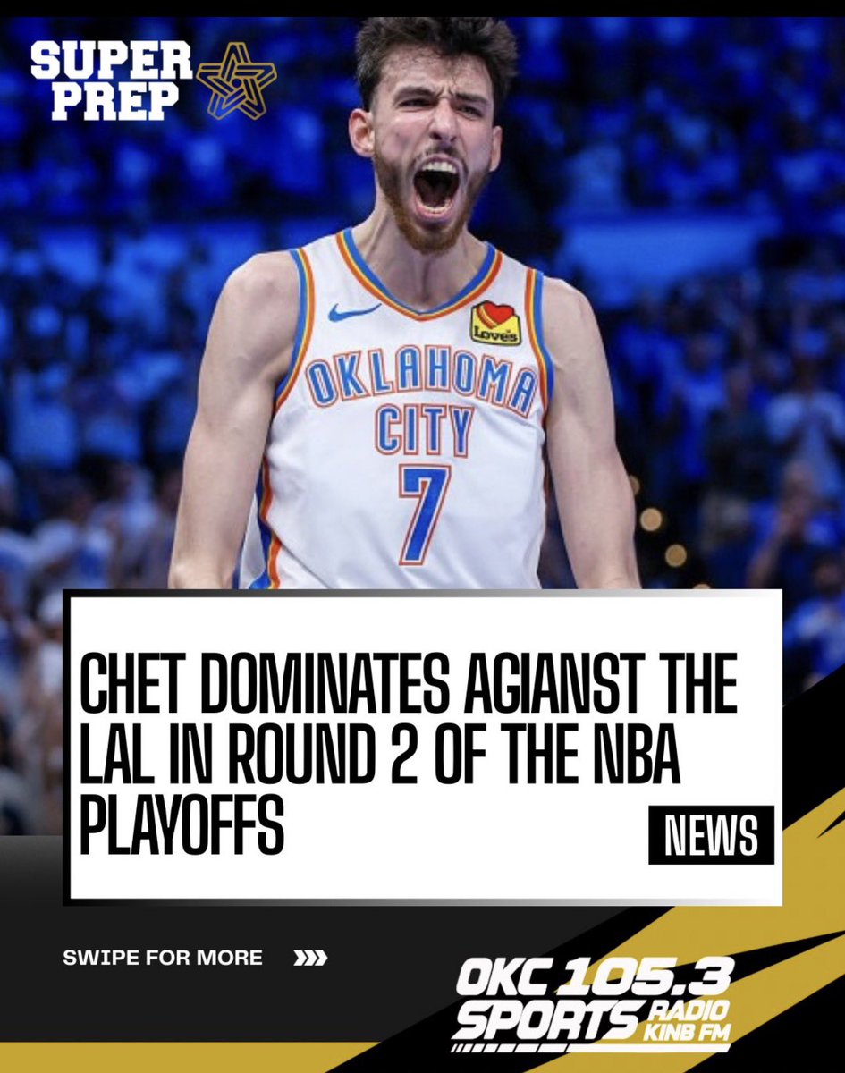 OKC Sports Radio 105.3 - KINB FM (@OKCCBSSPORTS105) / Posts / X