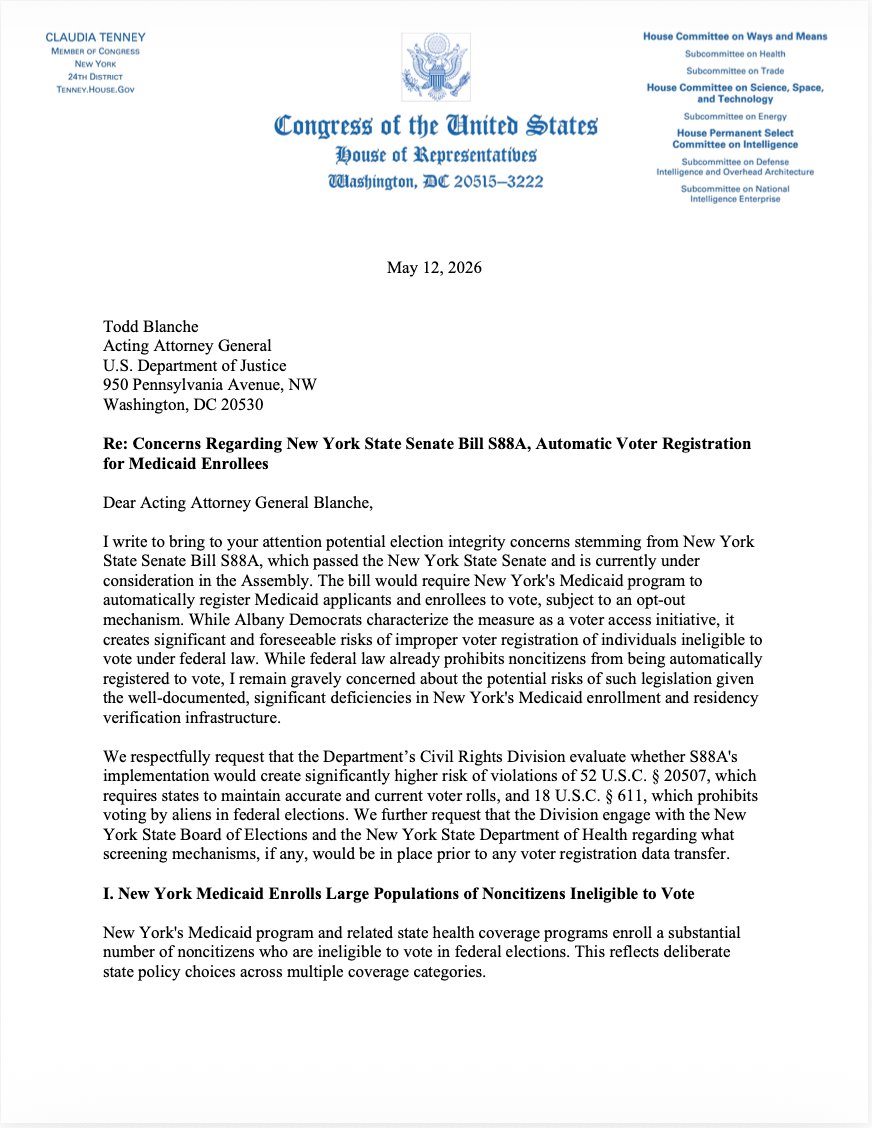 Rep. Claudia Tenney tweet media