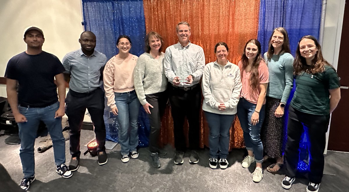 BoiseStateChem's tweet photo. Congratulations to our faculty that have recently won awards!
Konrad Meister received the 2026 OUR Mentor of the Year Award for his excellent mentorship of undergraduate students, and Owen McDougal was awarded the 2026 Presidential Innovation Award for his work with the FDIC. https://t.co/K0jFvsmjKX