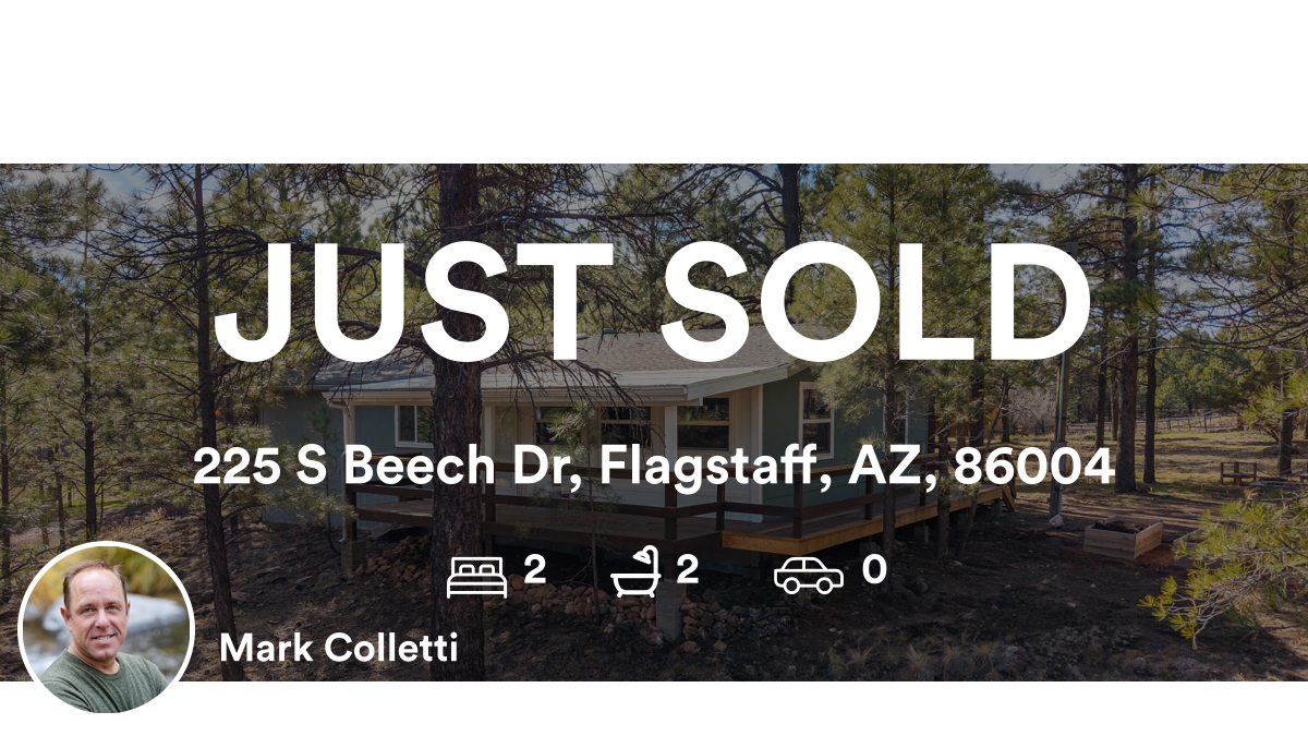 markcolletti's tweet photo. 🛌 2 🛀 2
📍 225 S Beech Dr, Flagstaff, AZ, 86004

My latest sale on RateMyAgent.
ADRE SA681020000
https://t.co/f7a7fH7hKc

...
#ratemyagent #realestate https://t.co/Nm46GaK3Tq