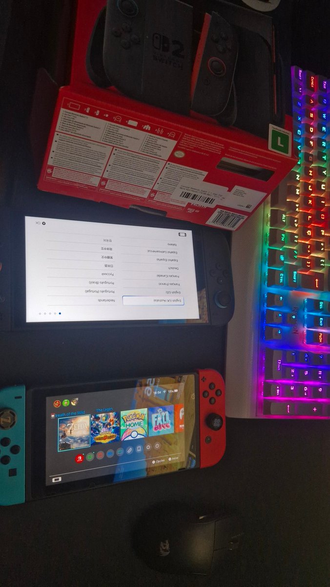 erickdcampos2's tweet photo. Finalmente,  agora chegou minha vez de usar o switch 2.. e o meu switch v1 vai conhecer o luffy https://t.co/9YMkhFOePo