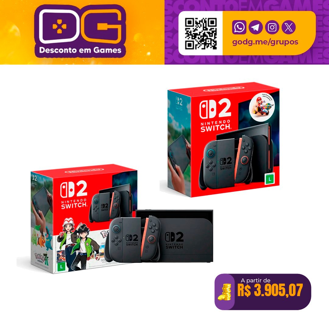 Console Nintendo Switch 2 - Nacional - (KaBum!) Utilize o 🏷 Cupom