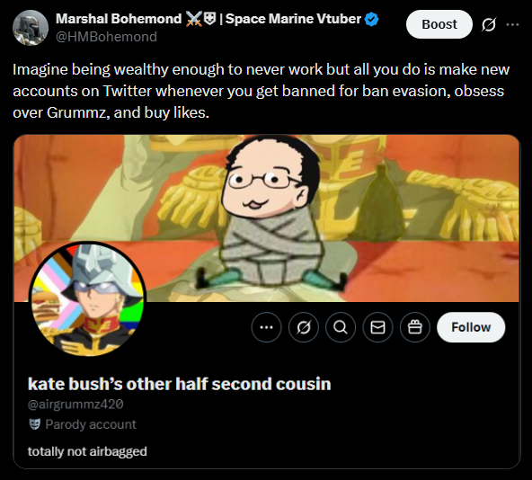 Marshal Bohemond ⚔️⛨ | Space Marine Vtuber tweet media