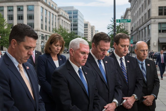 SDegidon's tweet photo. @DeaceProducer #BSH
Vice President Mike Pence will lead David French, Russell Moore, and the five anti-redistricting Indiana Republicans who lost their primaries in silent prayer, furrowing their brows as long and hard as necessary until their god makes the MAGA movement disappear.
#GhostDance https://t.co/ih6pE3Jl2R