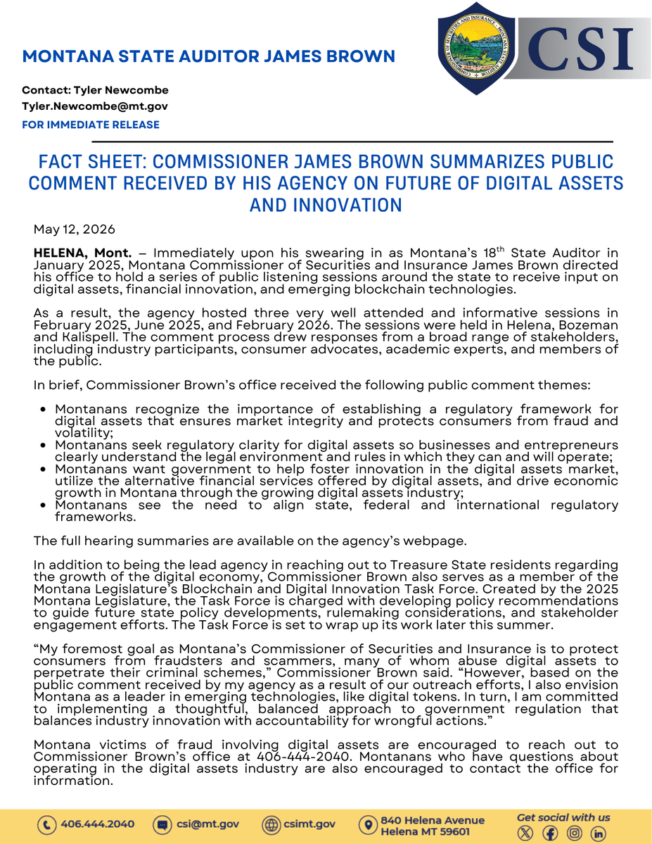 Commissioner James Brown tweet media