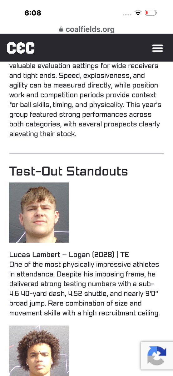 Lucas Lambert 4.74 UC Report/Rivals 40 tweet media