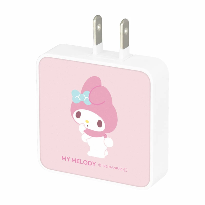 サンリオ楽天の新着情報！ マイメロディ USB Type-C 出力 ACアダプタ