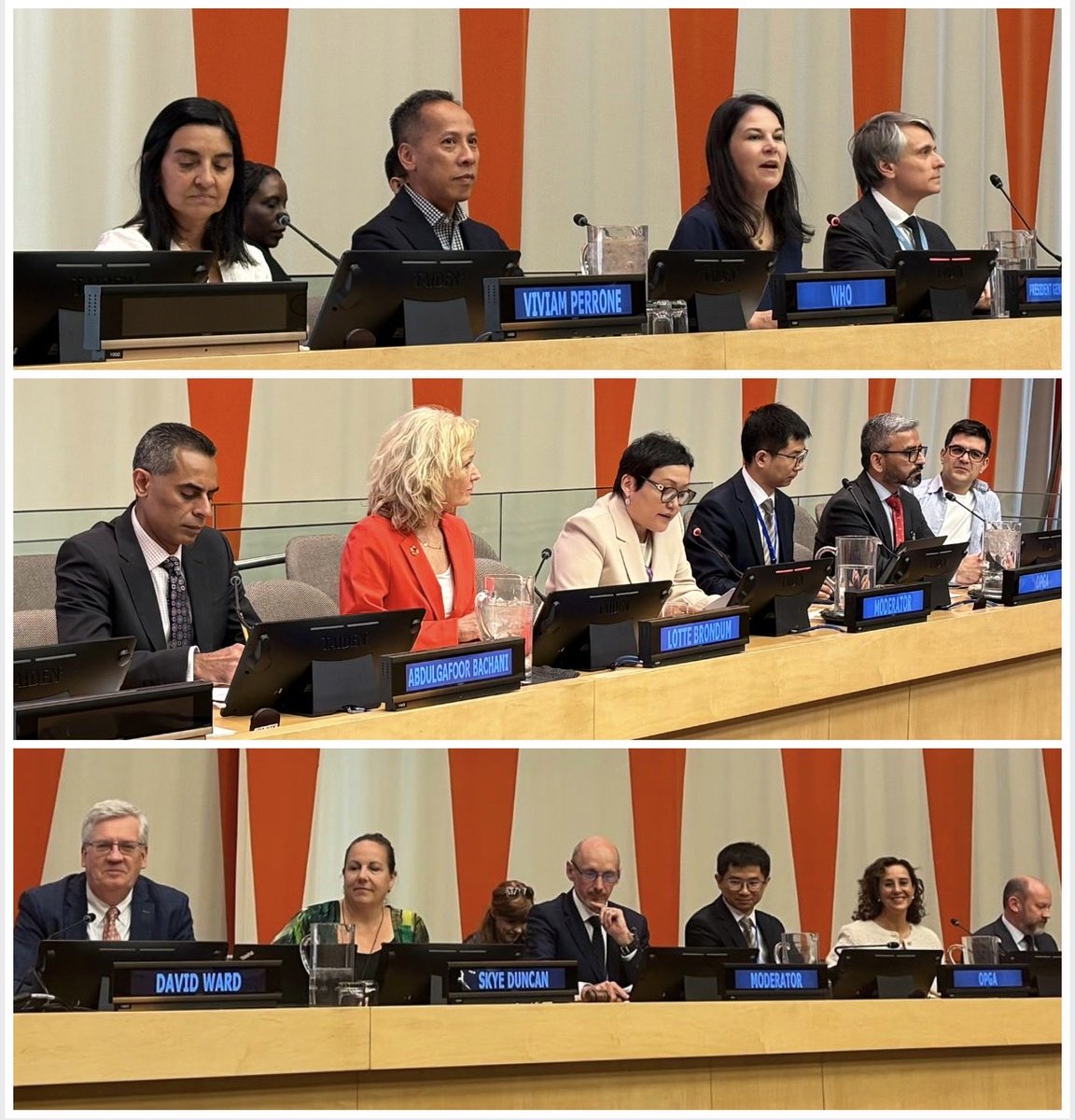 DavidDjward's tweet photo. Privileged to join UN hearing on road safety hosted today by General Assemby President @UN_PGA Annalena Baerbock. Good discussion on how to accelerate progress in Decade of Action goal to halve 1.2 million annual road fatalities which remain a global concern for many countries. https://t.co/640JvRTVhp