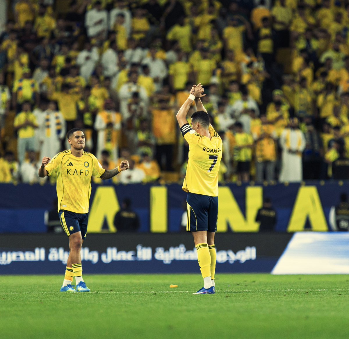 🗣 Abdullah Al Majed (Al Nassr President):

"The future of Al Nassr is brighter, God willing.

Today's draw will be the biggest motivation to achieve victory in the last two matches of the season, to be the perfect ending to celebrate winning two championships with the support of