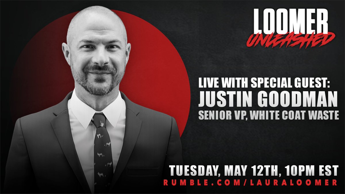 I will be joined by Justin Goodman <a href="/JustinRGoodman/">Justin Goodman</a> of <a href="/WhiteCoatWaste/">White Coat Waste</a> tonight at 10 PM EST on <a href="/LoomerUnleashed/">Loomer Unleashed</a> to expose a SHOCKING NIH whistleblower report! HHS Secretary RFK Jr. <a href="/SecKennedy/">Secretary Kennedy</a> confirmed to me EXCLUSIVELY that Fauci acolyte Vincent Munster allegedly smuggled viral